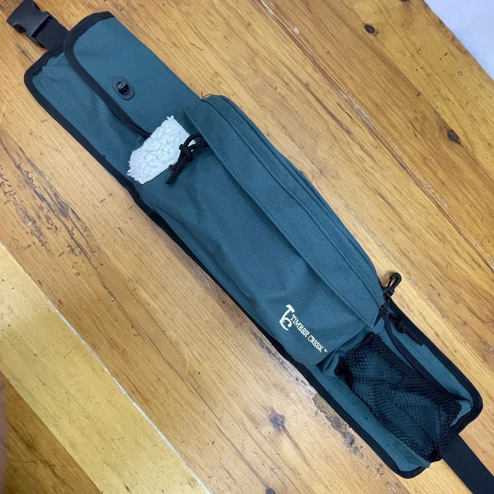Timber‎ Creek Waist Pack Green Multi-Pocket Hiking Fishing Bag Supply Belt